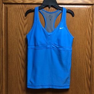 Nike dri-fit with built in bra Medium